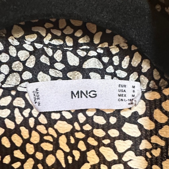 Mango Monochrome Patterned Shirt - Picture 2 of 2